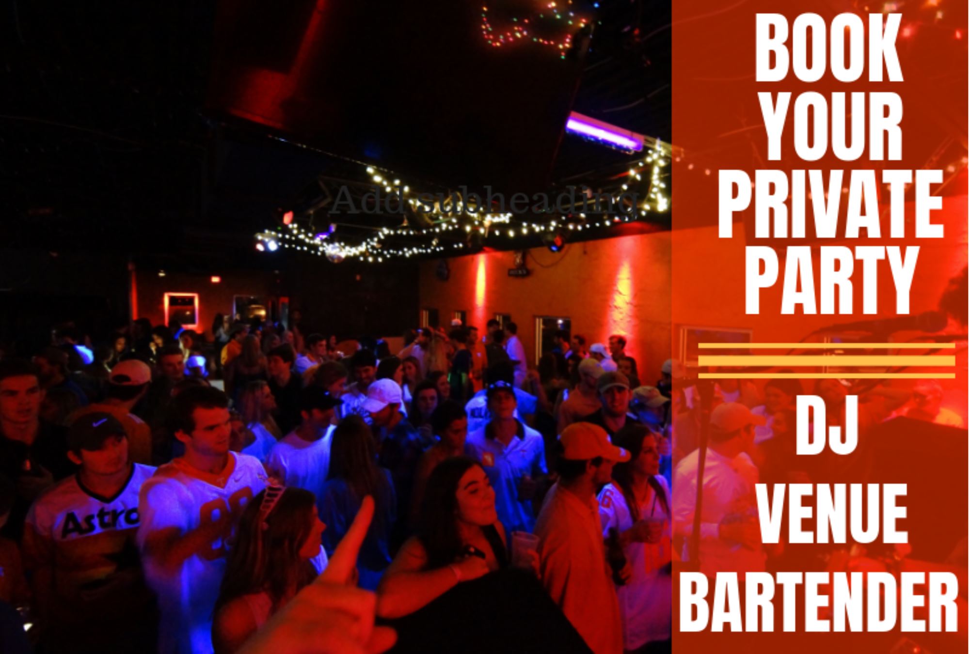 Book a party